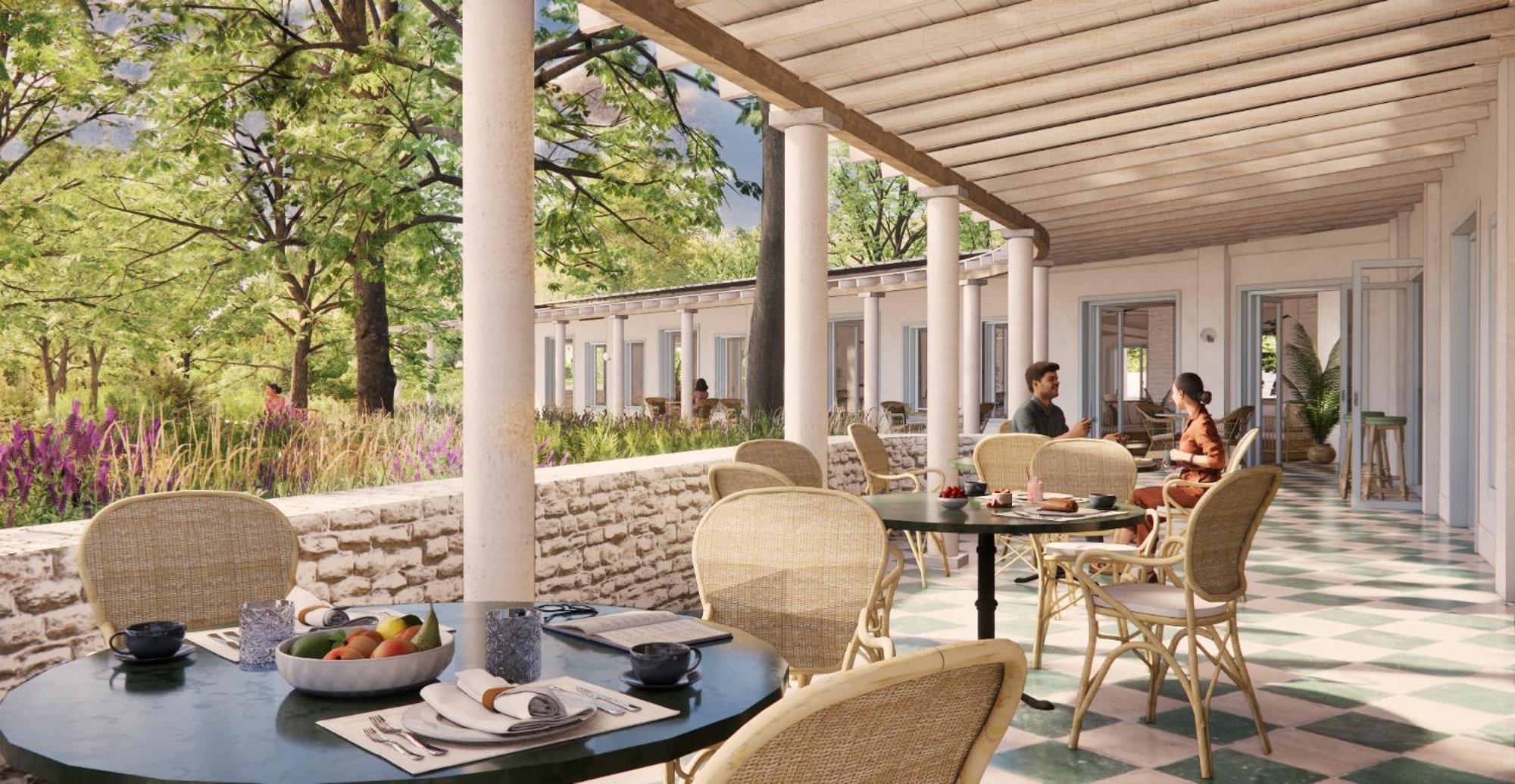 Makryammos Hotel Exterior foto